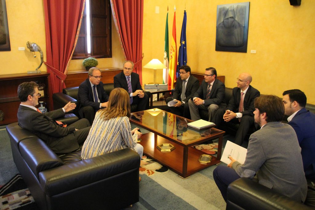 Reunión Acema Presidente Parlamento Andalucía Plan Renove Mueble